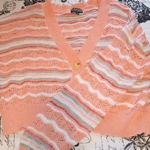 Cable Knit cropped sweater